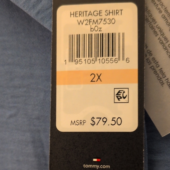 Tommy Hilfiger Blue Button-Up Shirt - Picture 2 of 13